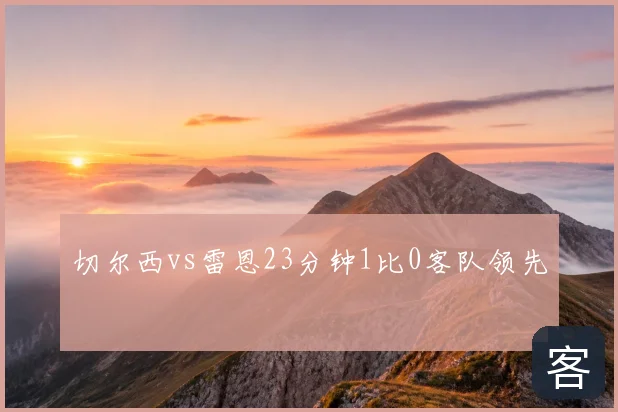 切尔西vs雷恩23分钟1比0客队领先